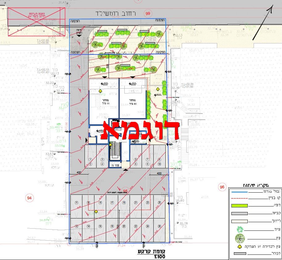 Entry 227579 in בינוי ופיתוח - Land planing by רחימה יצחק - שרותי אדריכלות