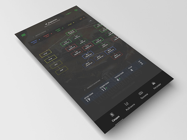 Entry 81649 in World of tanks - mobile app by סמיון עיצובים
