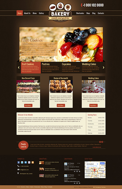 Entry 182637 in We Bake - Bakery Wordpress Theme by SKT Themes