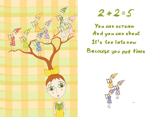 Entry 121999 in Radiohead's album "Hail to the thief" illustrations. by lidia tomashevskaya