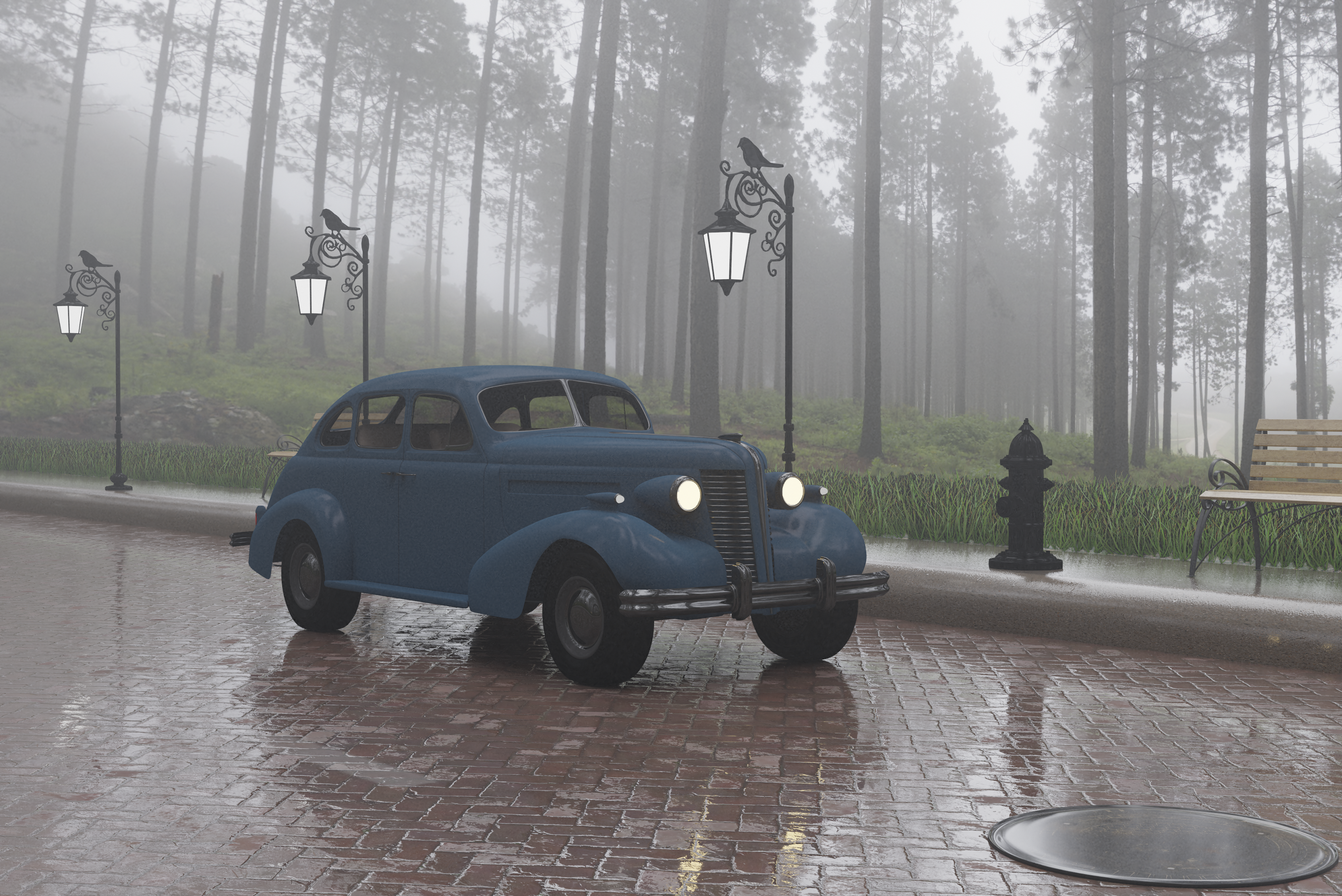 Entry 215150 in car in the rain by oSperDesign