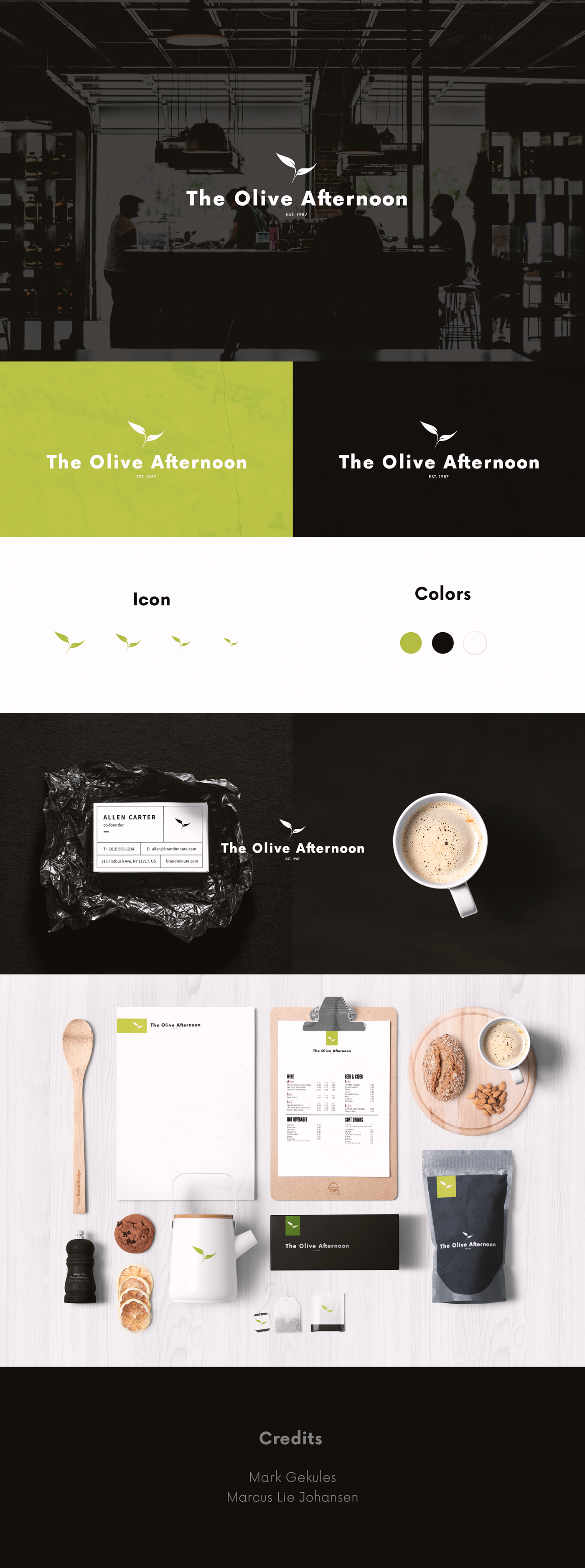 Entry 97996 in The Olive Afternoon - Logo Design by Markart