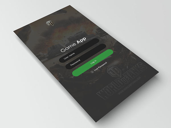 Entry 81645 in World of tanks - mobile app by סמיון עיצובים