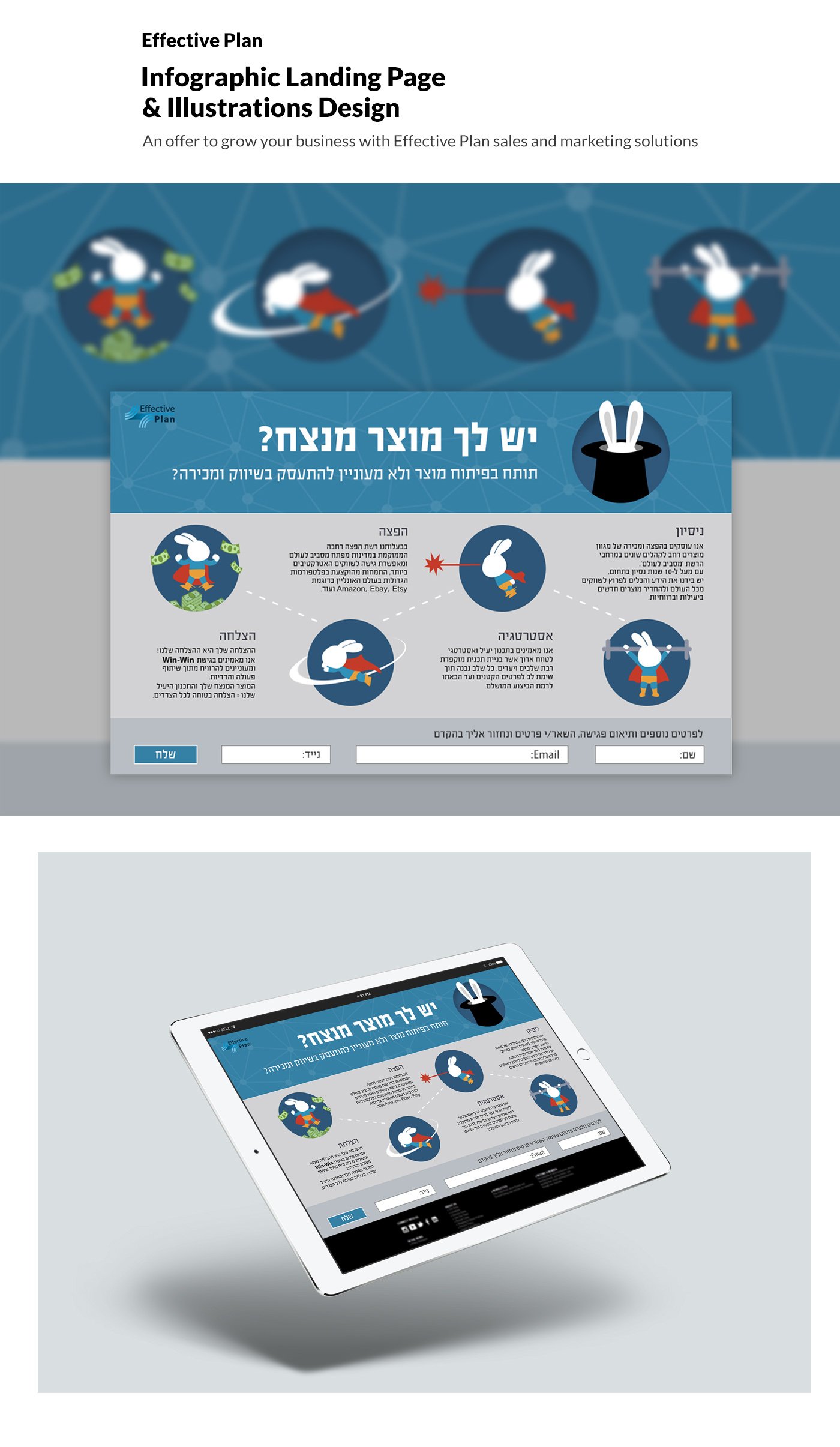 Entry 119029 in Infographic Landing Page & Illustrations Design by Moran Levy
