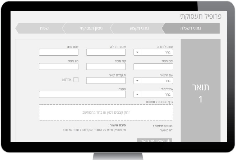 Entry 192176 in Portfolio by ברק מירון אפיון חווית משתמש