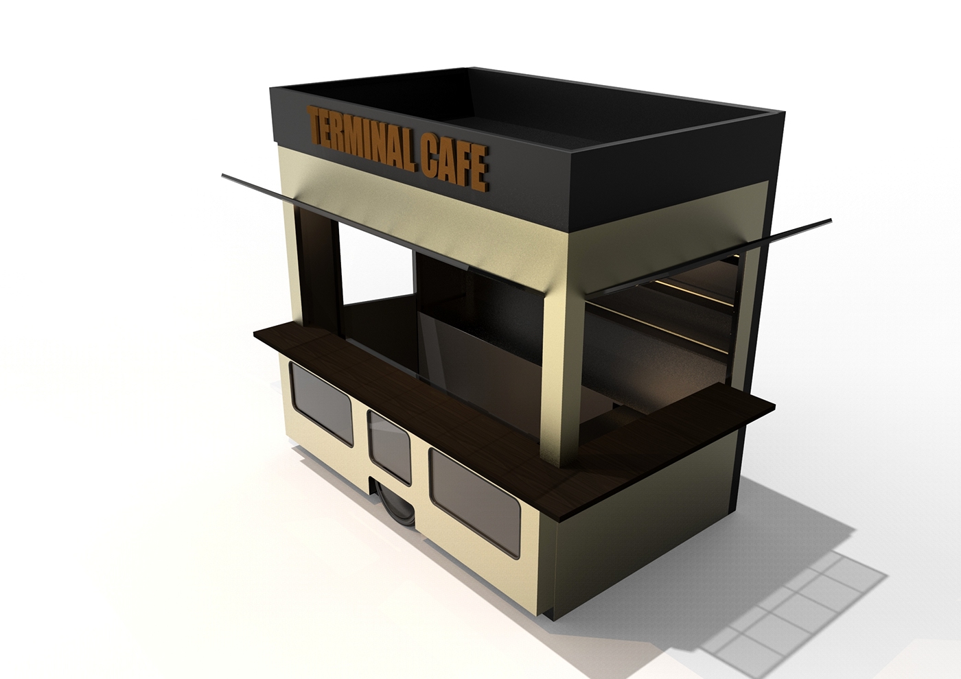 Entry 138230 in A small coffee boot designed as a trailer by עמירם טאפירו עיצוב תעשייתי
