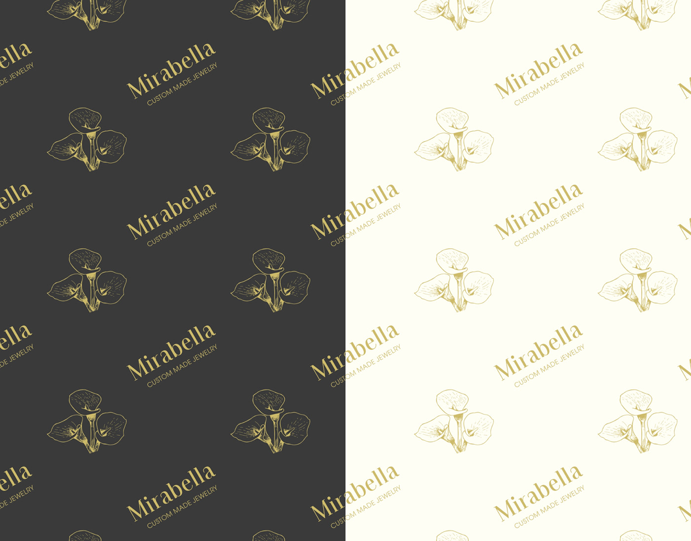 Entry 268209 in Logo Design - Mirabella. Custom Made Jewelry. by Linushka Design