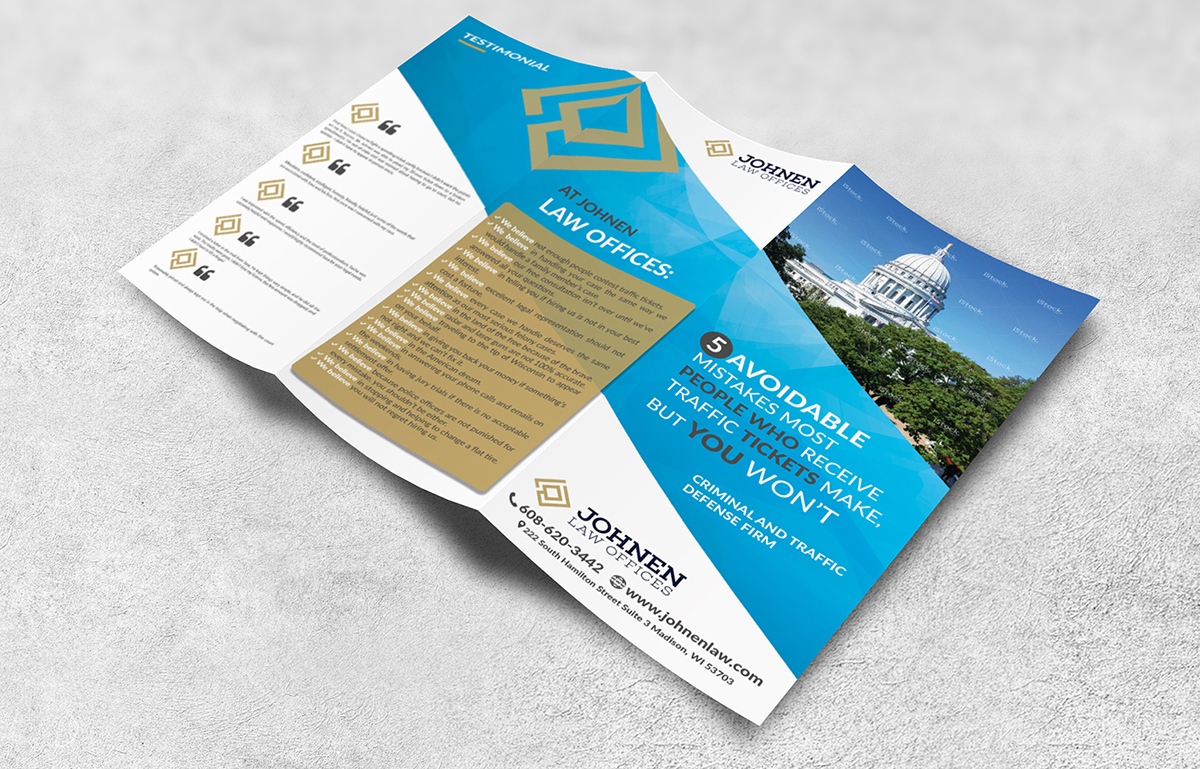 Entry 130476 in Tri-Fold Brochure Design Mock-up by freelance studio