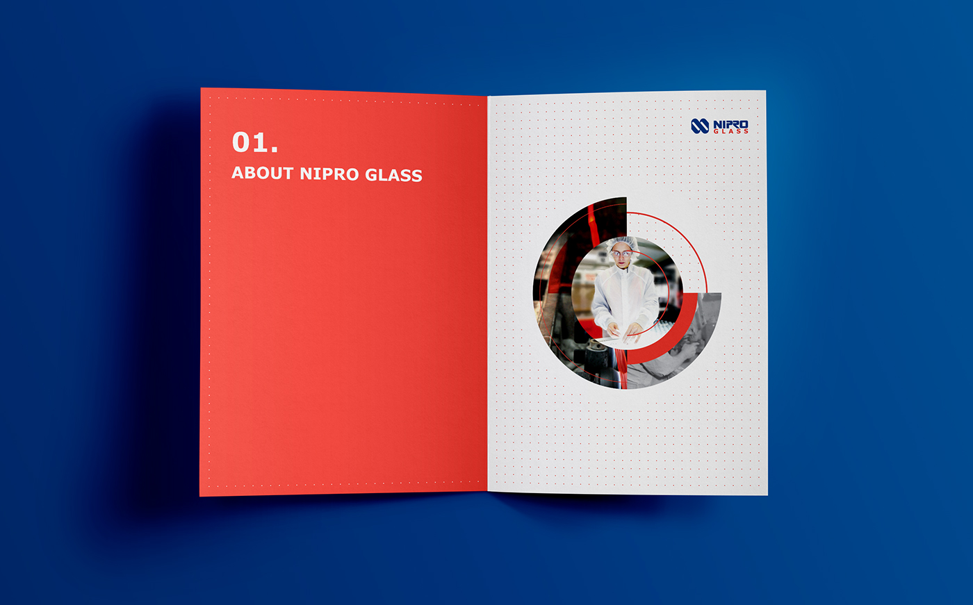 Entry 209186 in Nipro Glass Brochure by jetblack.studio