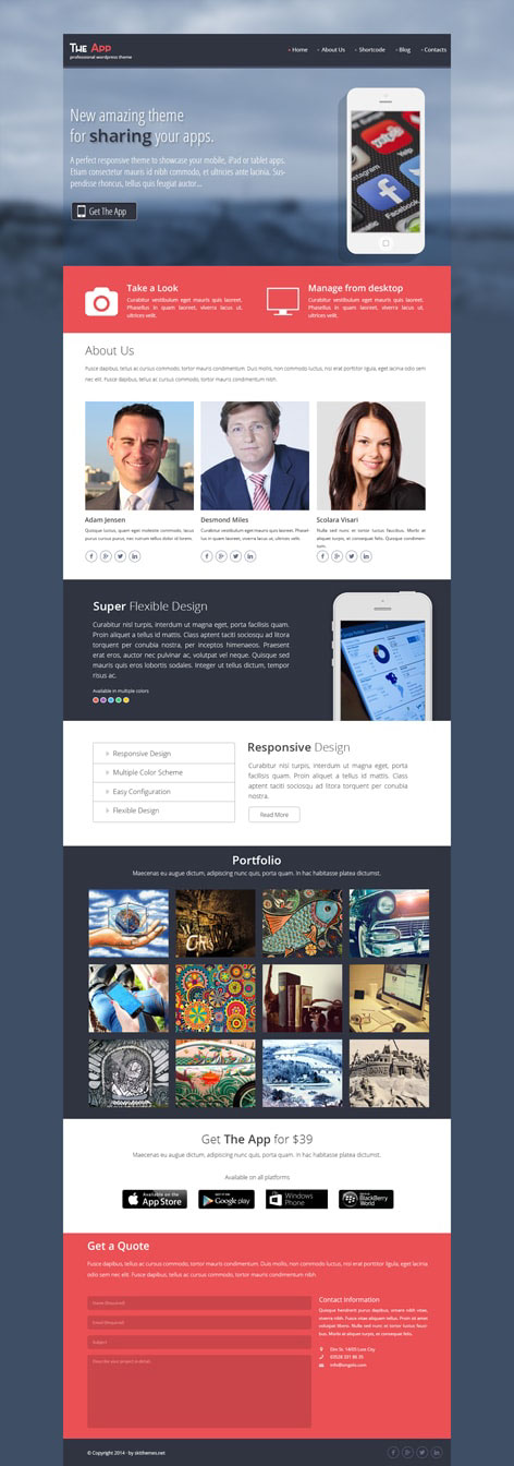 Entry 182466 in App WordPress theme by SKT Themes