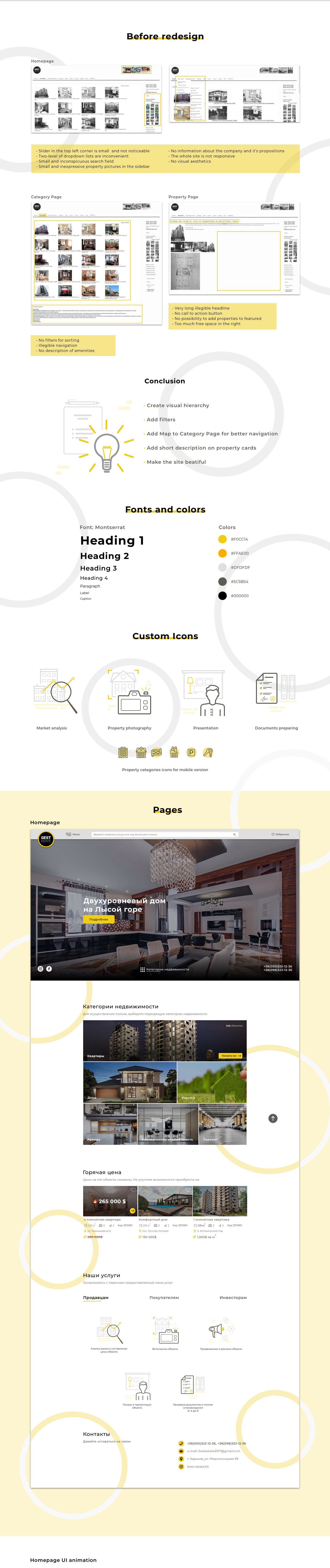 Entry 223524 in Best Estate site: redesign by APM2 studio