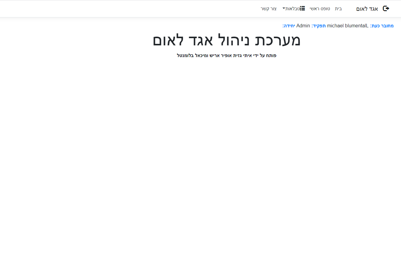 Entry 257503 in מערכת קליטת עובדים ורכבים by איתי גזית
