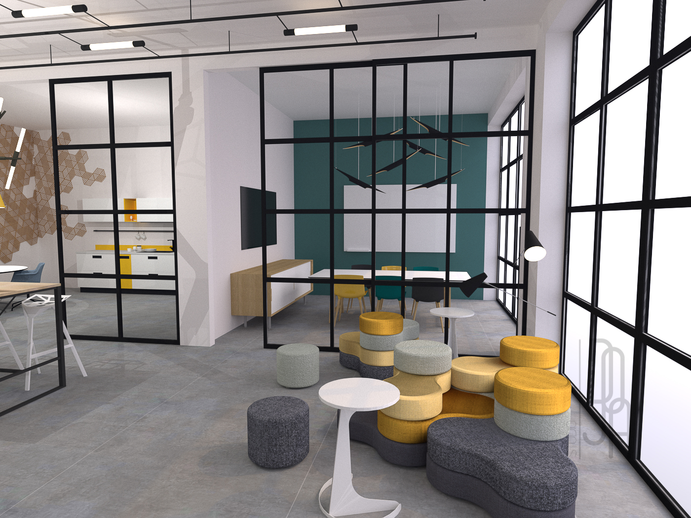 Entry 188048 in Office Coworking by Doja Studio Interior Design