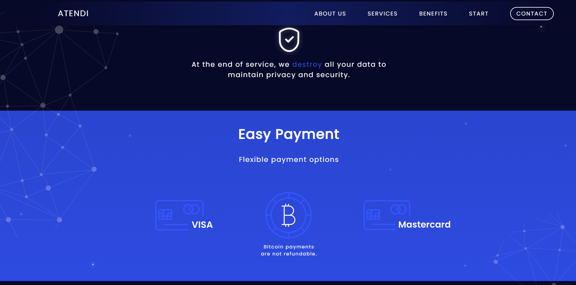 Entry 301673 in Atendi landing page by Alisa Zilberman