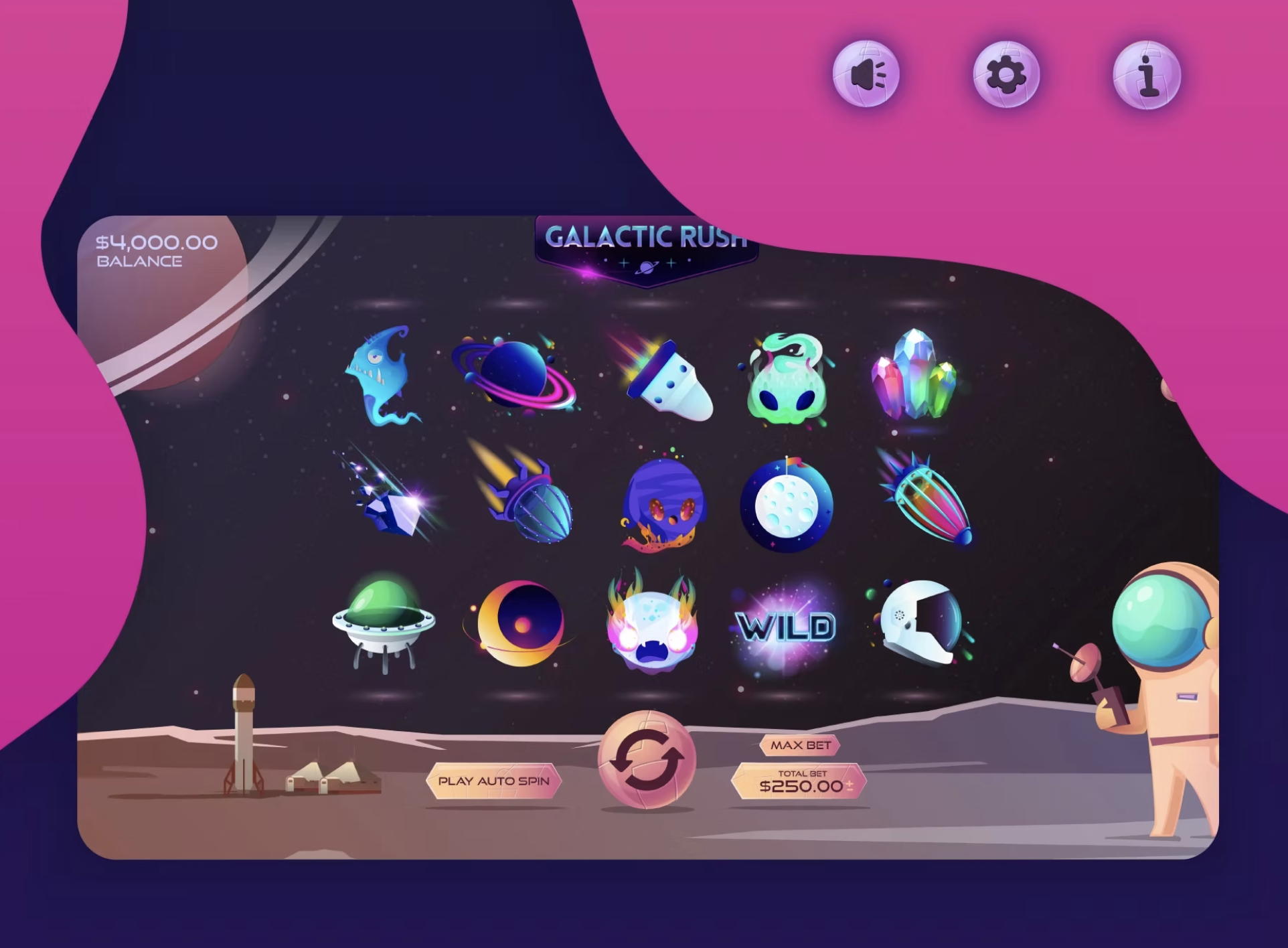 Entry 325747 in Galactic Rush - Gaming by נעה בר נוי