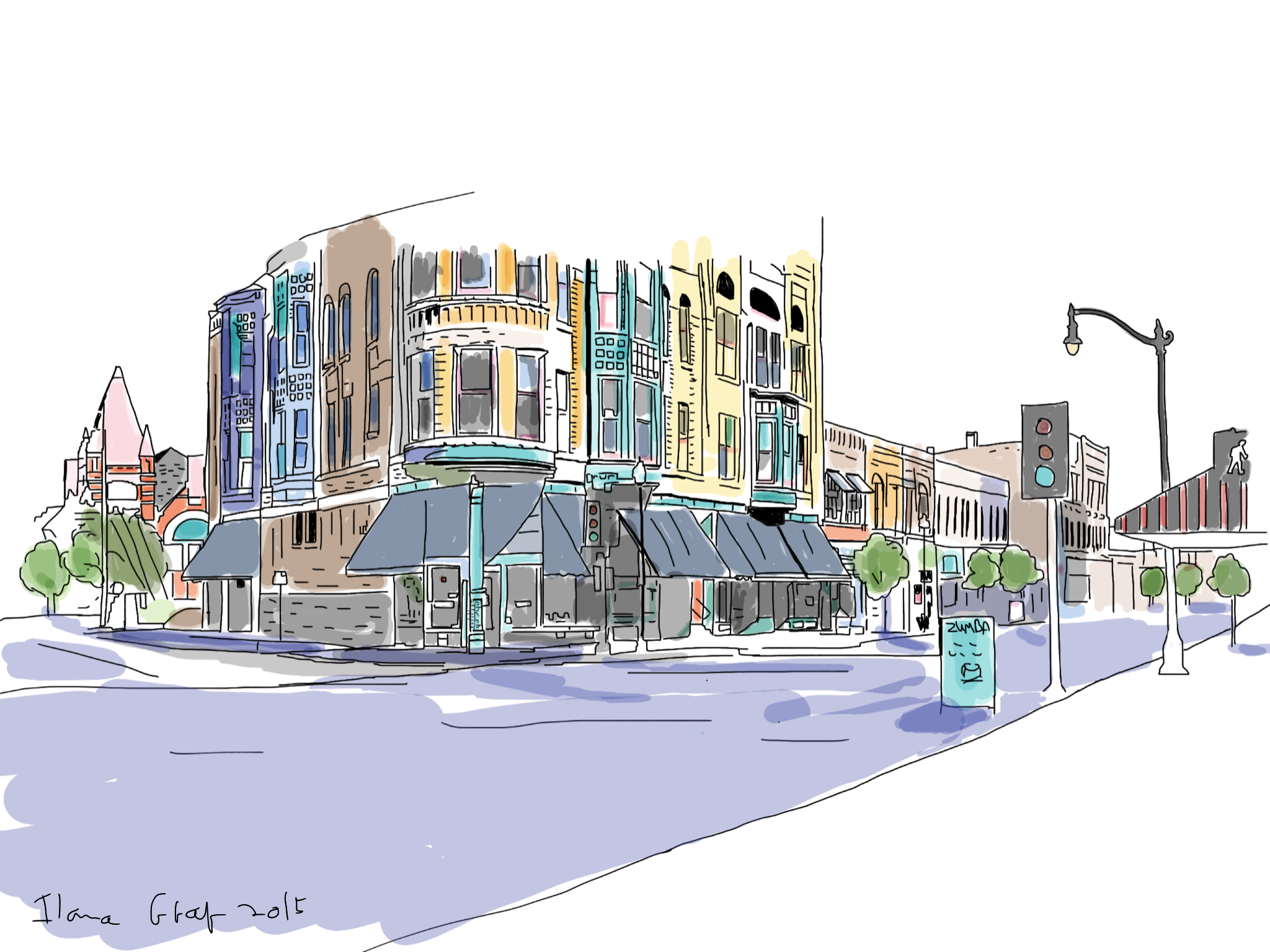 Entry 149485 in בניינים by אילנה גרף ציור ואיור