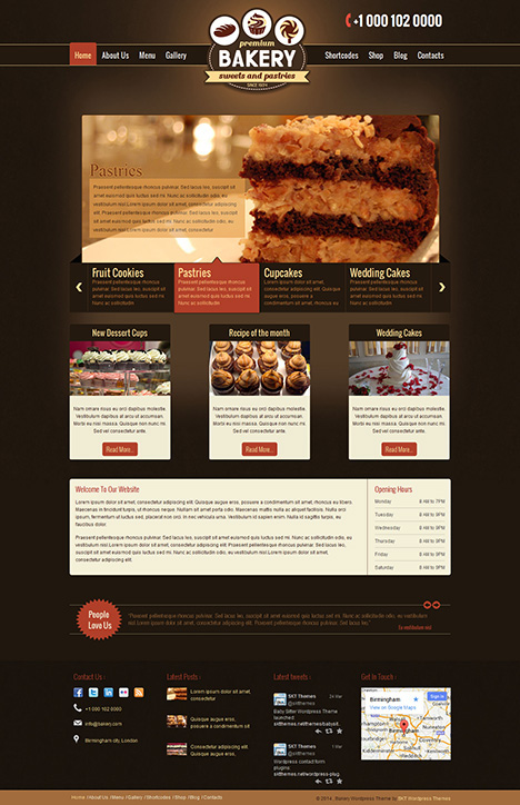 Entry 182638 in We Bake - Bakery Wordpress Theme by SKT Themes