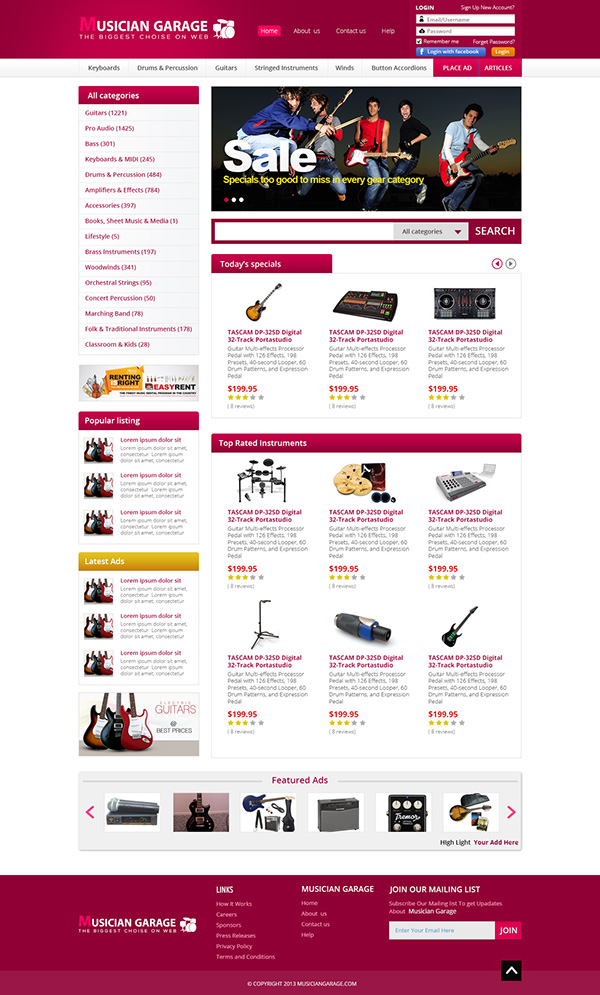 Entry 153840 in Musician Garage by Dev Technosys Pvt. Ltd.