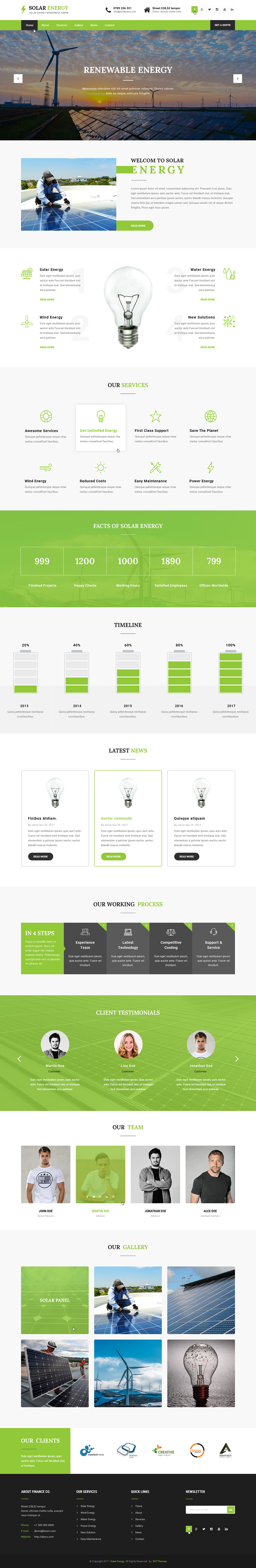 Entry 182280 in Solar Energy WordPress theme by SKT Themes
