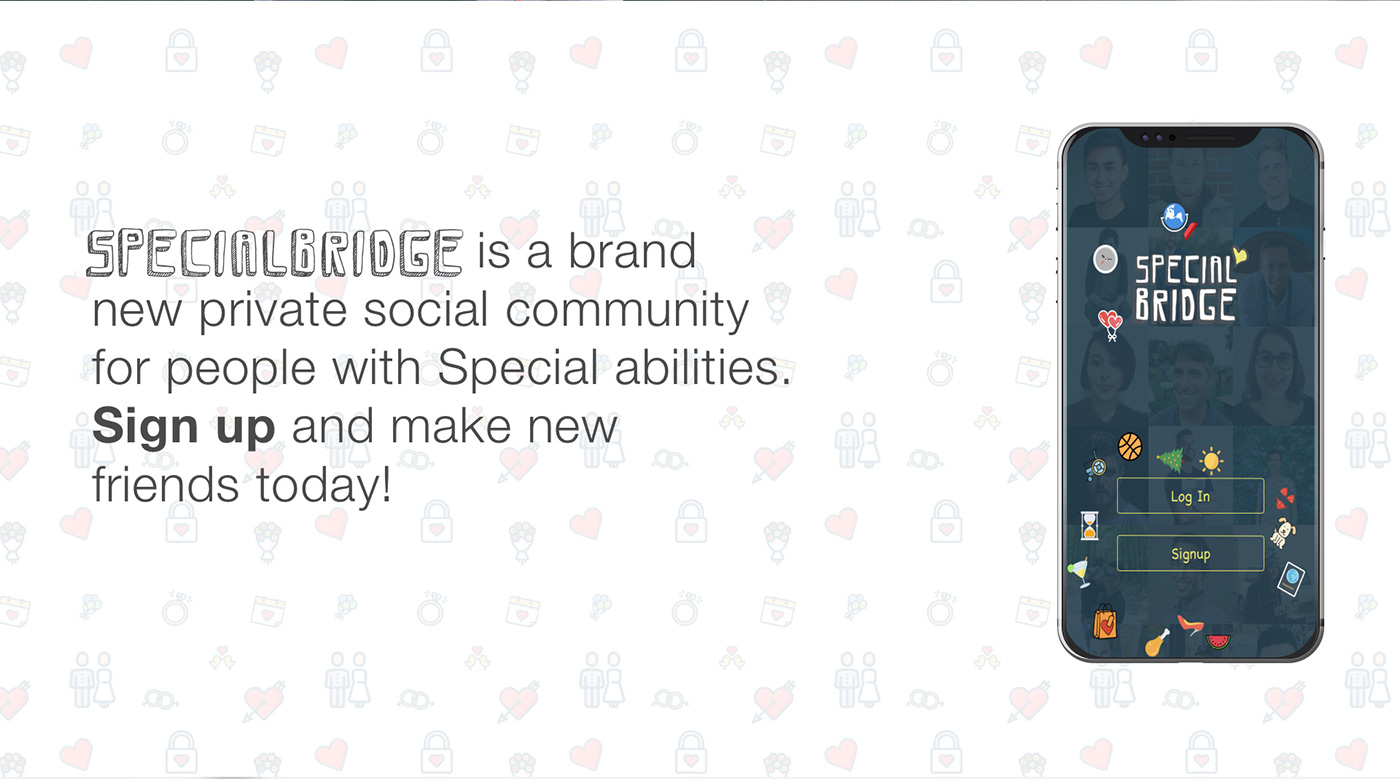 Entry 155577 in Special Bridge - Dating App for Special People by Root Info Solutions