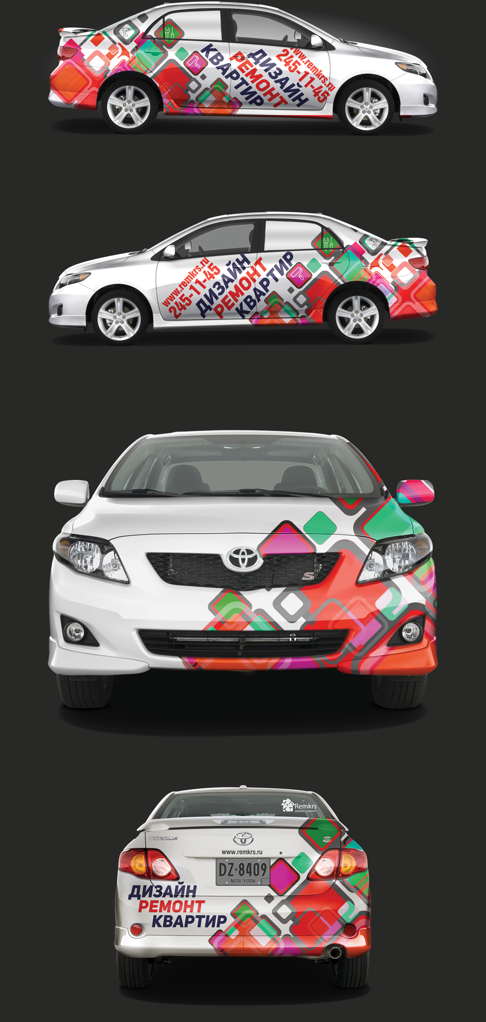 Entry 156271 in branding cars, 2018 Брендирование автомобиля by artvivid