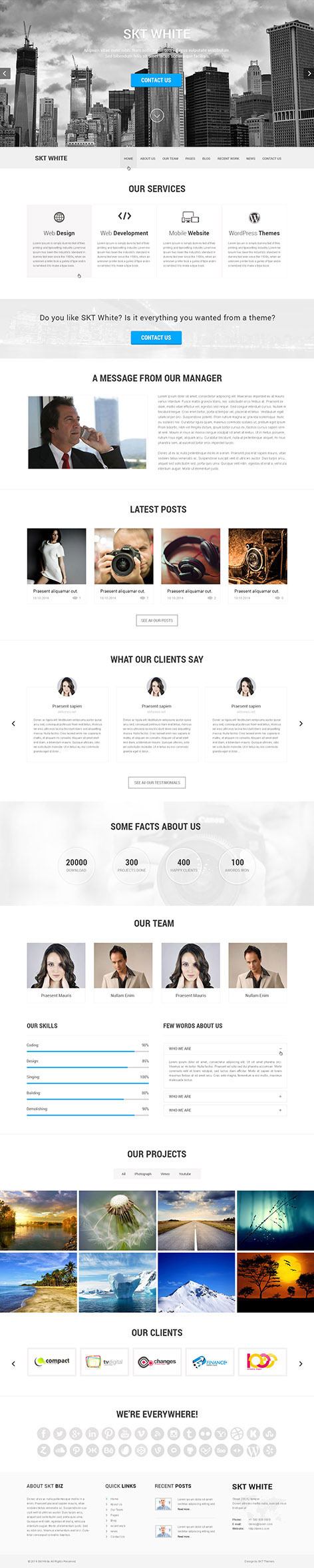 Entry 182411 in SKT White by SKT Themes