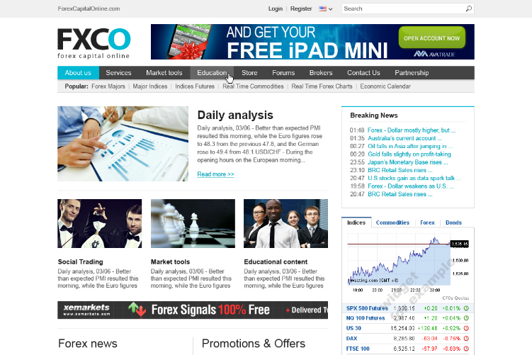 Open Zoomed Related Entry FXCO website