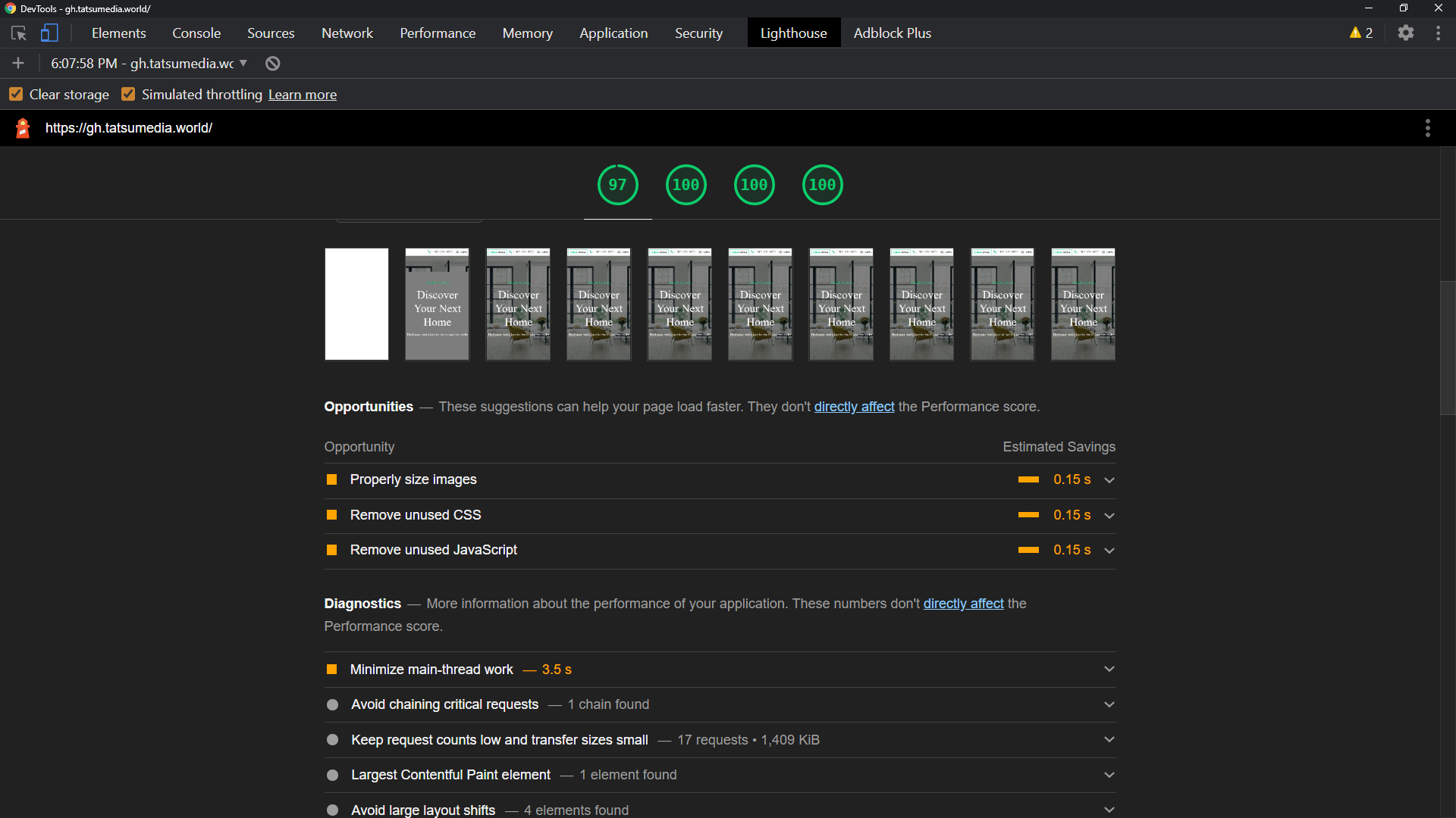 Entry 249231 in Core Web Vitals by TMW