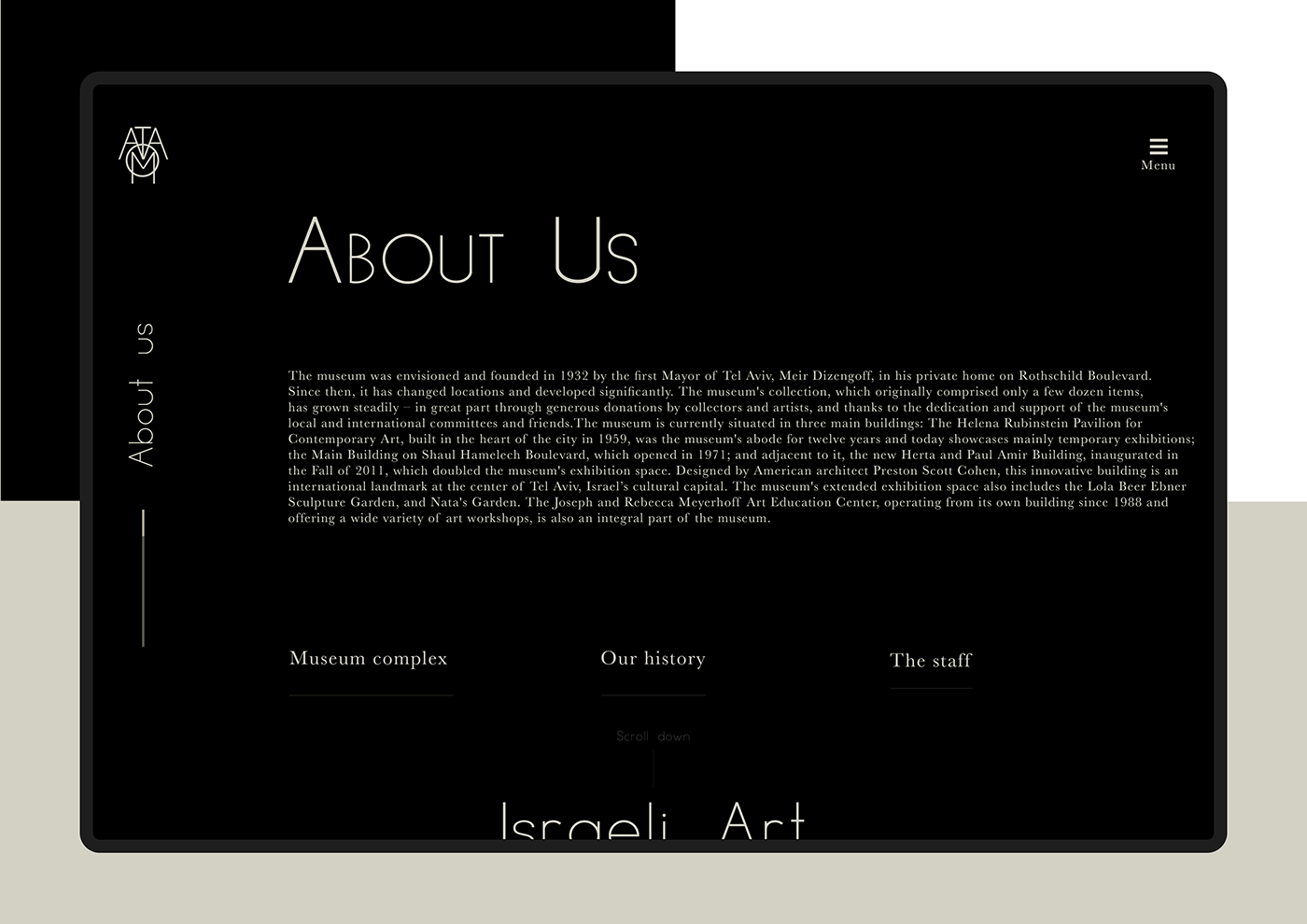 Entry 240394 in Tel aviv&#39;s art - Tel aviv&#39;s museum of art revamp by Ran out of designs