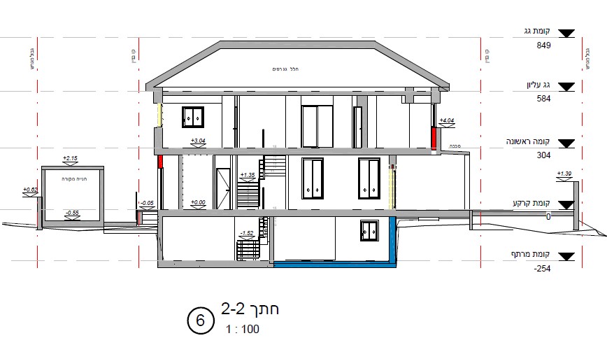 Entry 92310 in הגשות להיתר. Revit by Ricci Concept