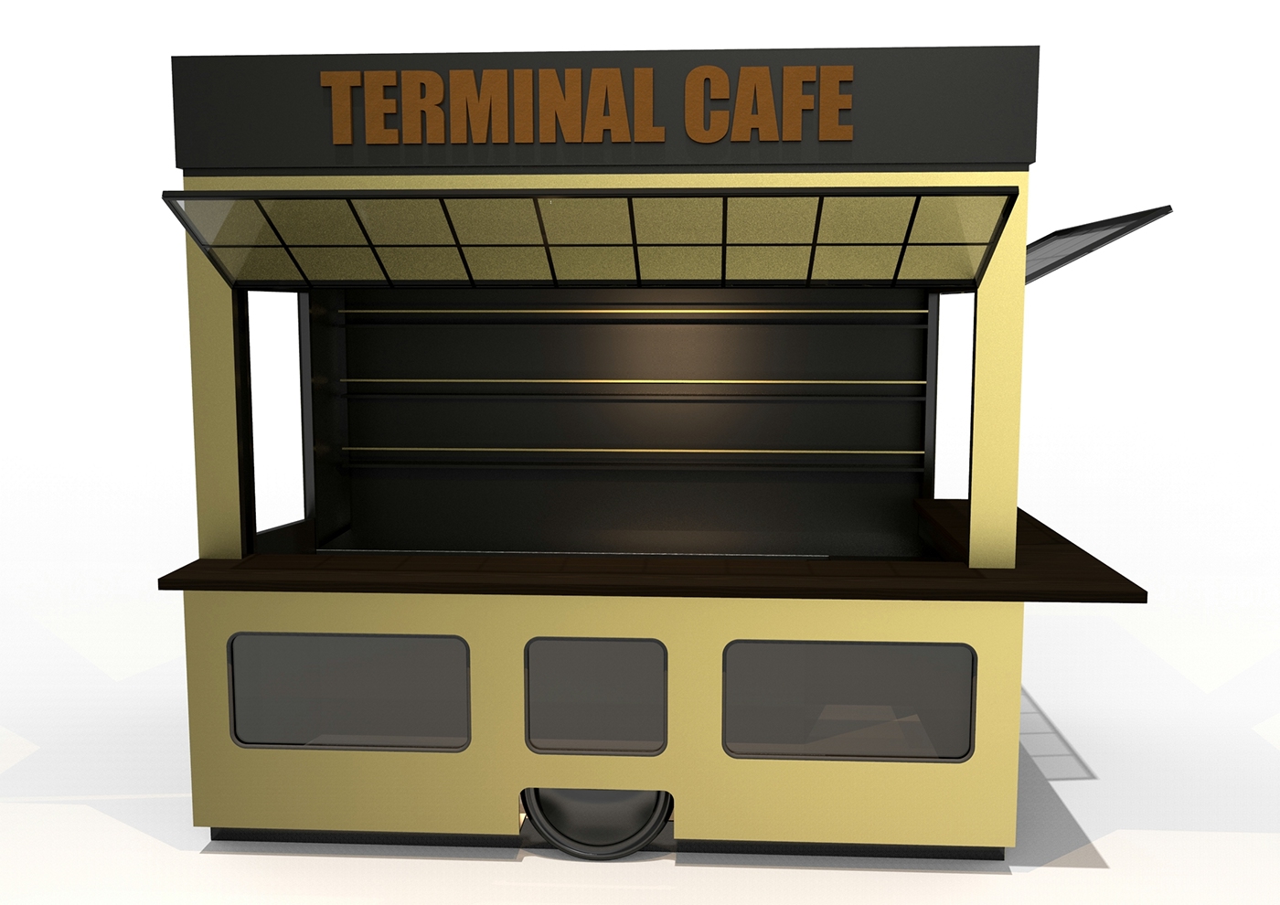 Entry 138229 in A small coffee boot designed as a trailer by עמירם טאפירו עיצוב תעשייתי