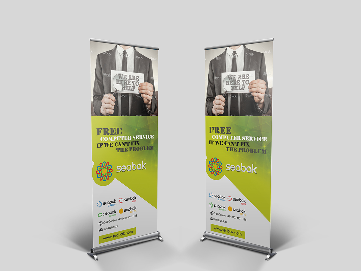 Entry 130499 in Roll-up Design Mock-up by freelance studio