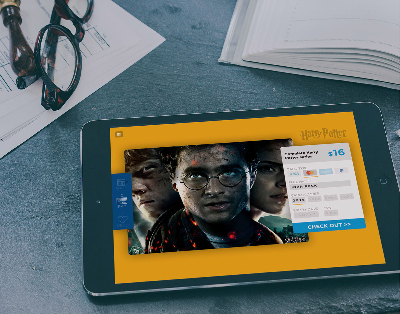 Entry 121744 in Ebook checkout concept by Reut Alon