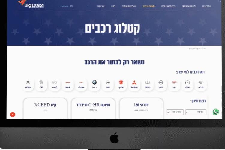 עיצוב אתר ביגליס thumbnail