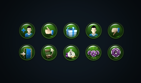 Entry 98400 in Icons sets for Game UI by MAXdesign