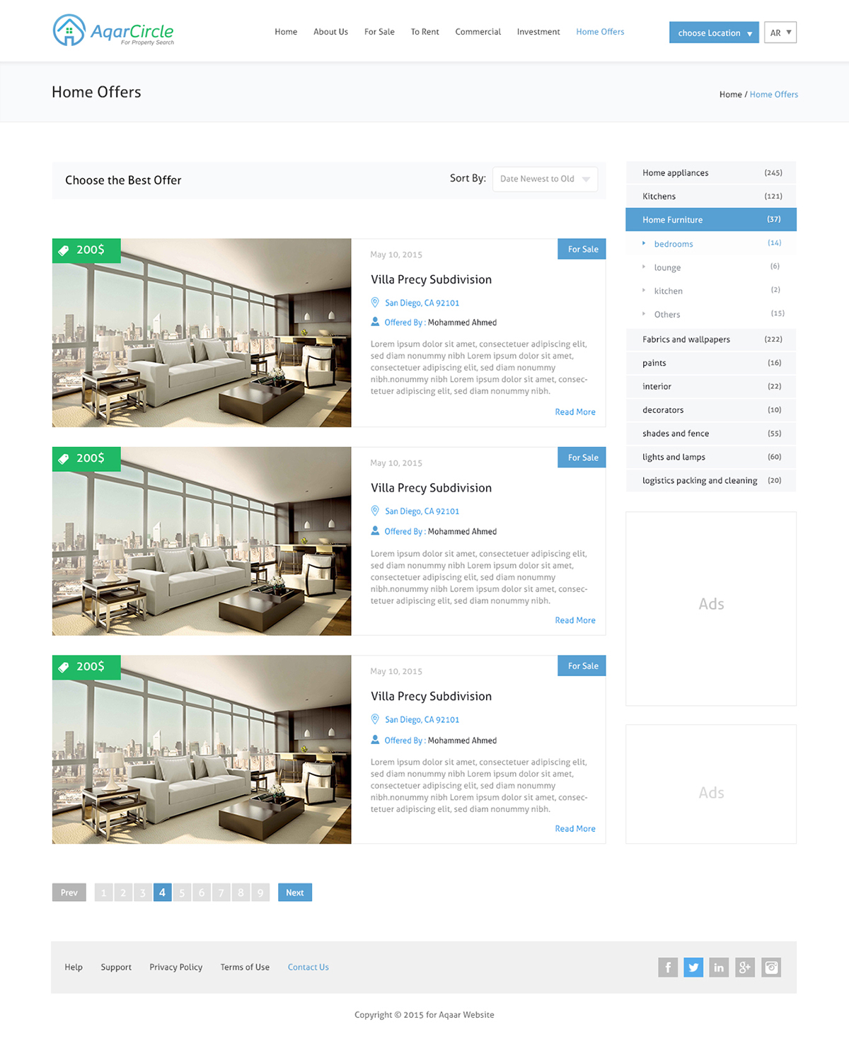 Entry 143291 in ِAqarCircle Website by Haweya company