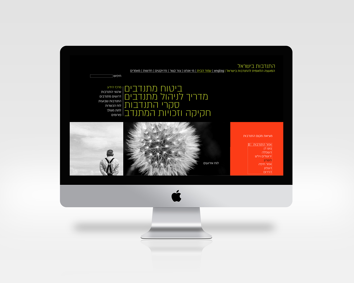 Entry 90097 in web design for ivolunteer by אור נגר