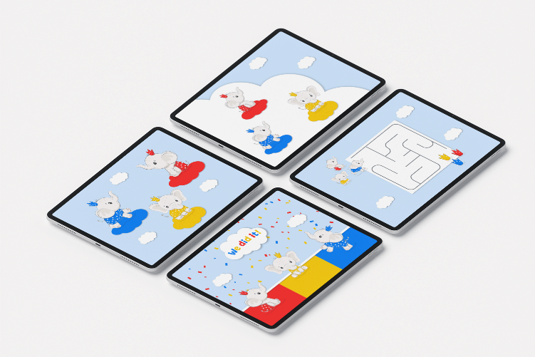Open Zoomed Related Entry primary colors // educational game application