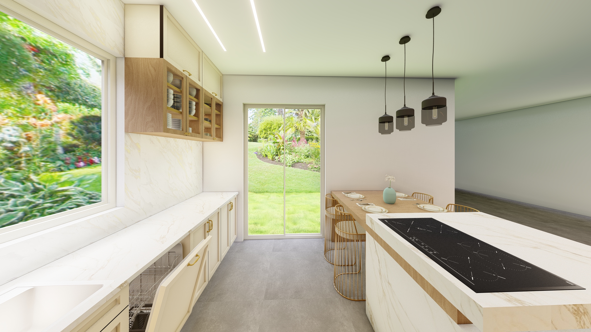 Entry 314562 in הדמיות מטבחים by nagham design
