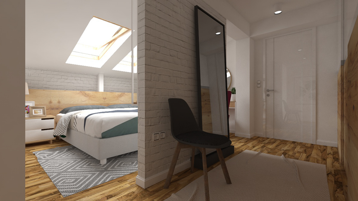 Entry 192938 in Attic interior design by MladMa