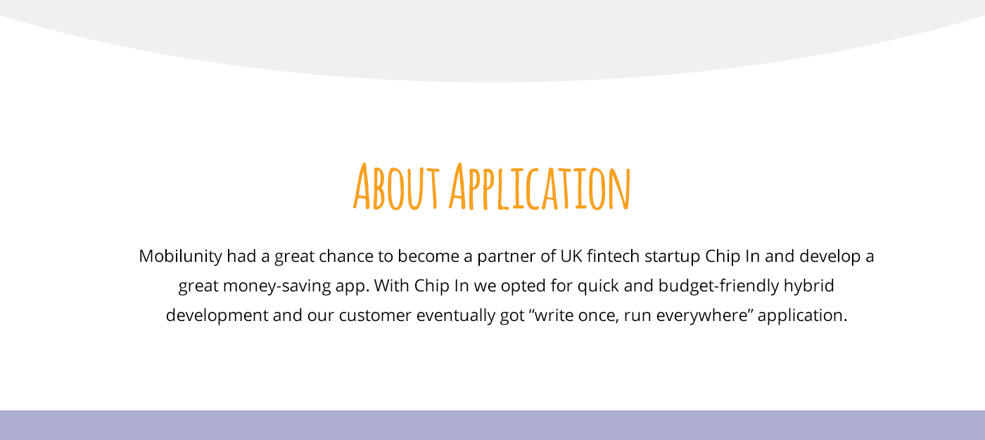 Entry 118686 in Chip In: Hybrid Mobile Development of Save Up Money App by Mobilunity