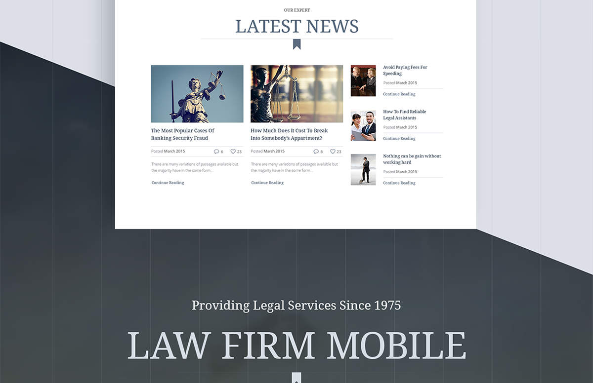 Entry 118701 in Legal Advice Office Website Design by Mobilunity by Mobilunity