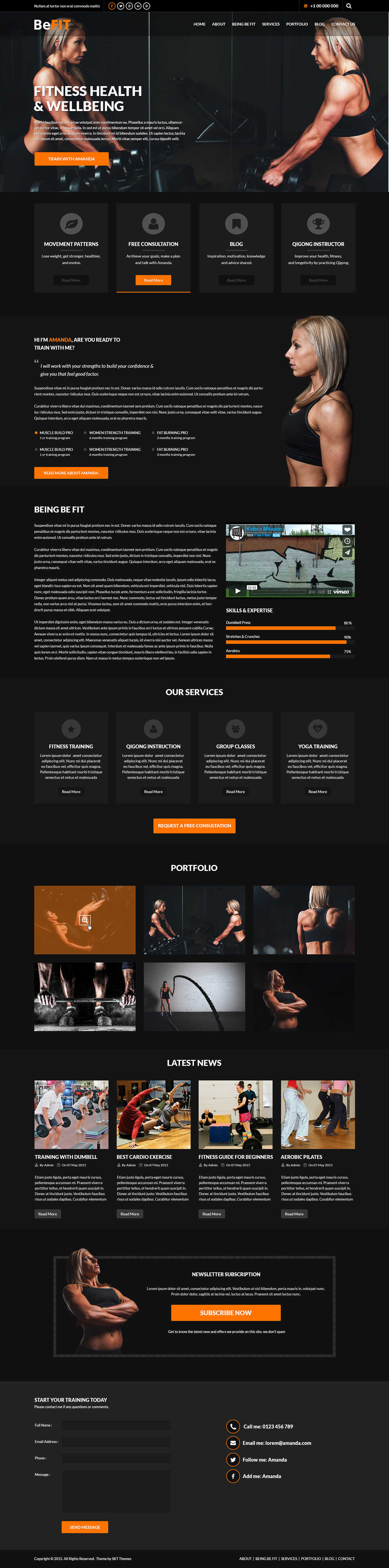 Entry 182612 in BeFit-Personal Trainer WordPress Theme by SKT Themes