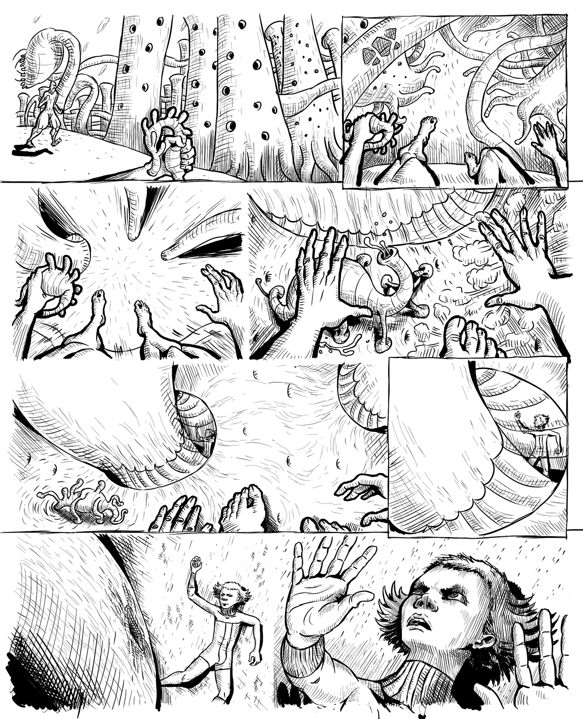 Entry 146373 in Mycelium Seep - The graphic novel - Ink by KLOOM STUDIO