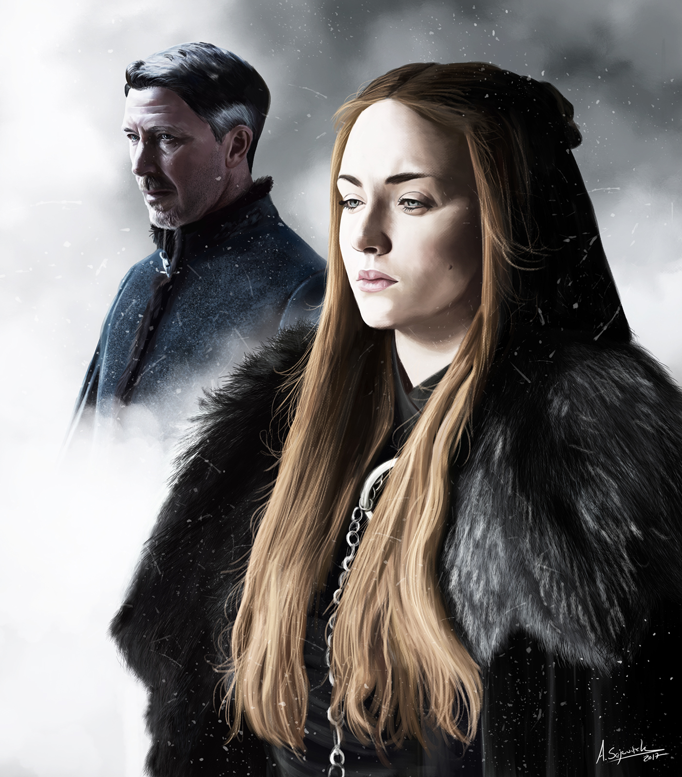 Entry 244412 in Game of thrones - Season 07 by Aviad Sajevitch Art & Illustrations