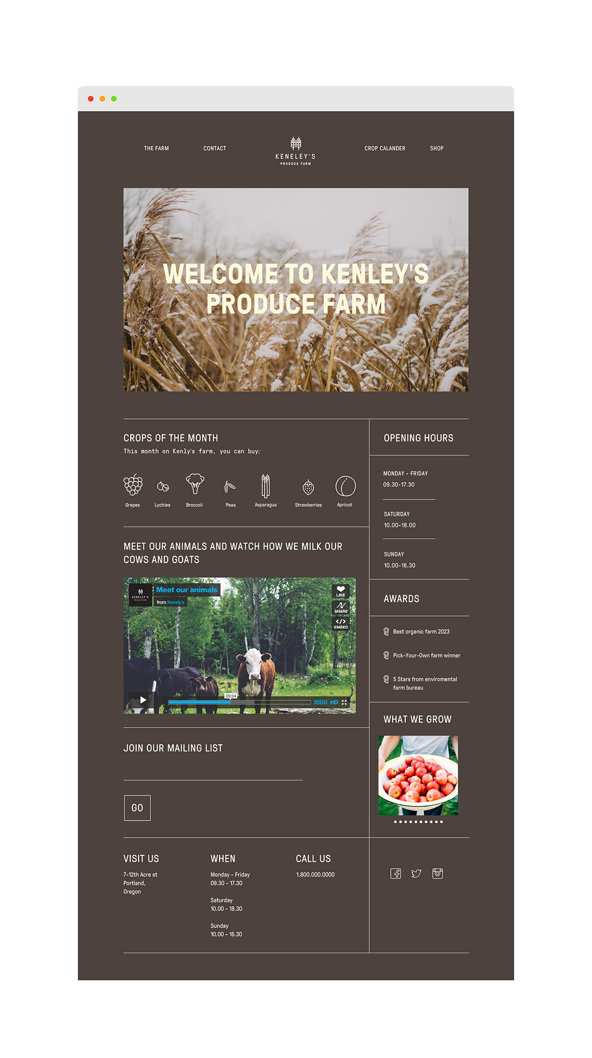 Entry 138499 in Kenely's Produce Farm by Noa Rave | Graphic Design