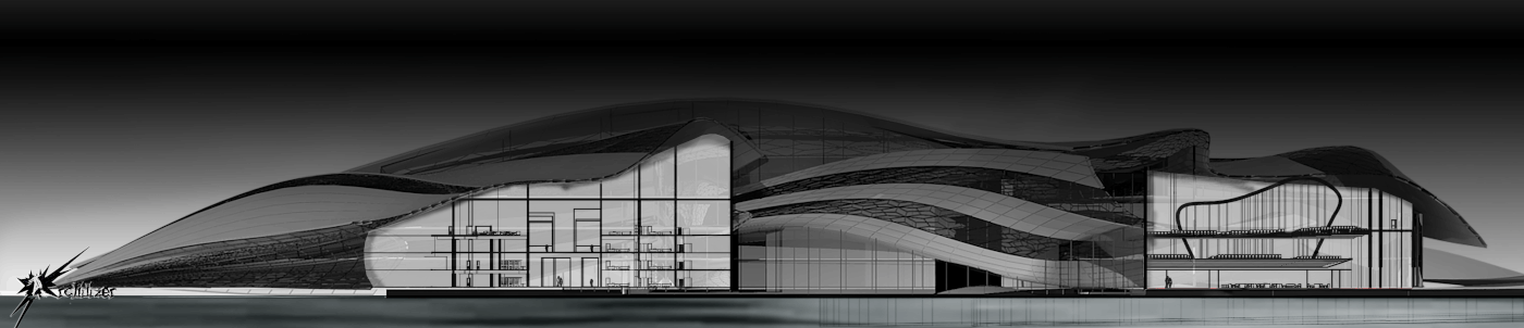 Entry 184988 in Culture Center using Organic Architecture by Freelancer