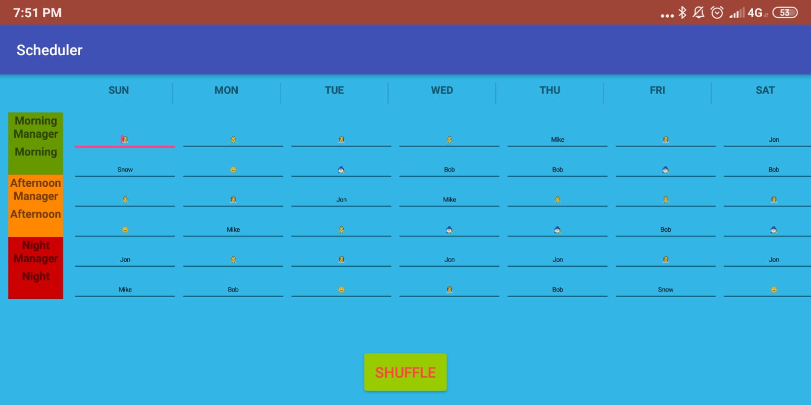 Entry 232758 in Scheduler by ‪Michael K