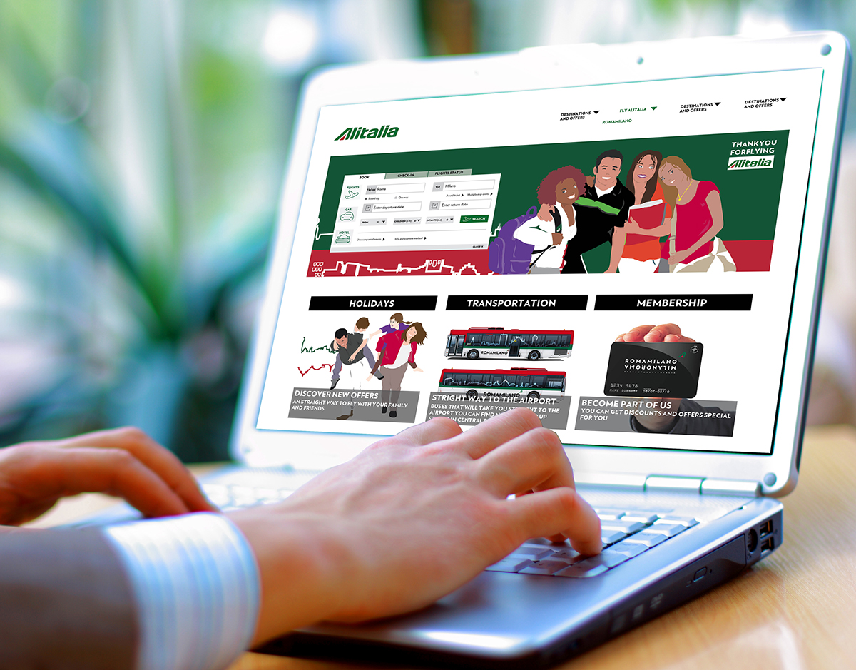 Entry 85271 in ROMAMILANO | Alitalia by 28/8 Design