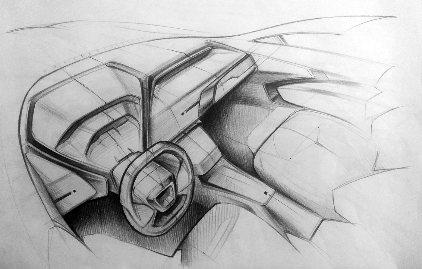 Entry 212760 in Car Interior Sketches by Igaleye design